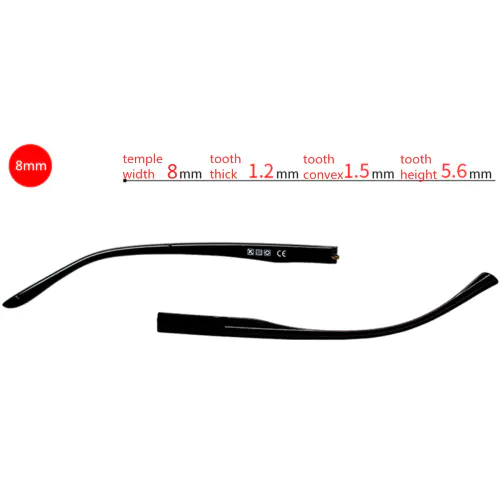 Eyeglasses temple for eyeglasses repair