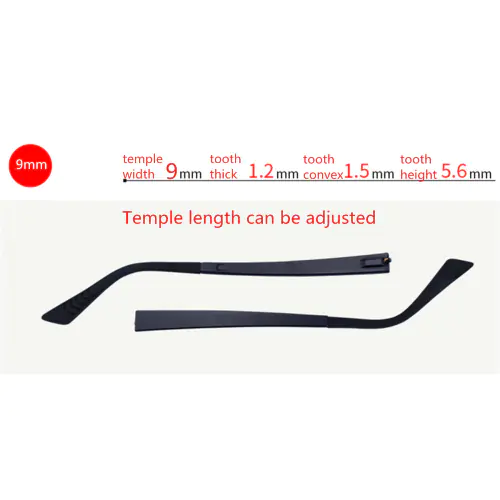 Adjustable Eyeglasses temple for eyeglasses replacement