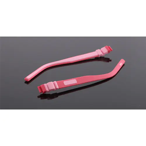 kids replacement temple push in red & pink