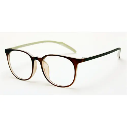 Cheap no line bifocals reading glasses, Purple-Brown