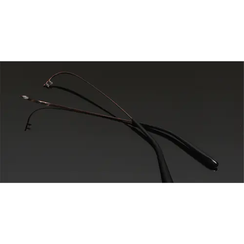 Rimless Glasses Replacement Temple Arms-Brown