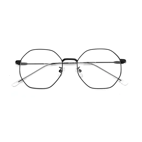 Round Bifocal Lenses glasses, Black
