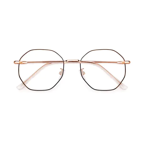 Round Bifocal Lenses glasses, Golden Black