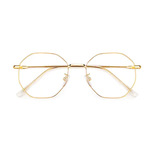 Round Bifocal Lenses glasses, Golden