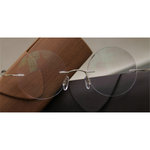 Mens round rimless eyeglasses shop