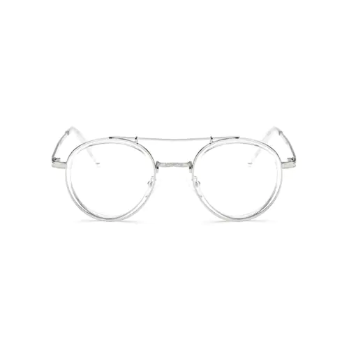 Clear Round Acetate Wrapped Aviator