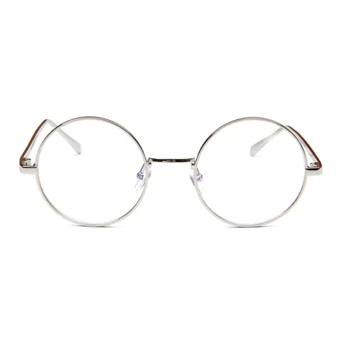 No line bifocals reading glasses, Silve
