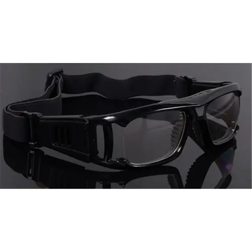 Black Acetate Prescription Safety Glasses-diagonal