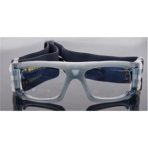 gray Acetate Prescription Safety Glasses front