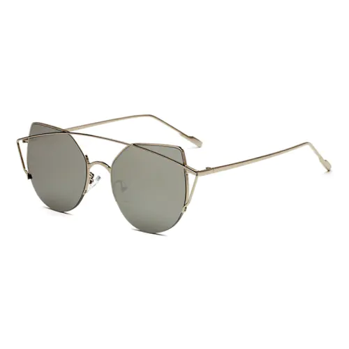 Prescription Hipster Sunglasses Silver Aviator