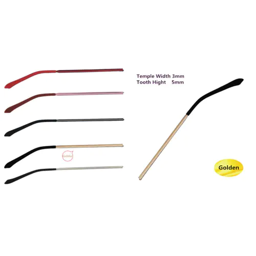 Golden Eyeglasses Temple for Eyeglasses Temple Repair