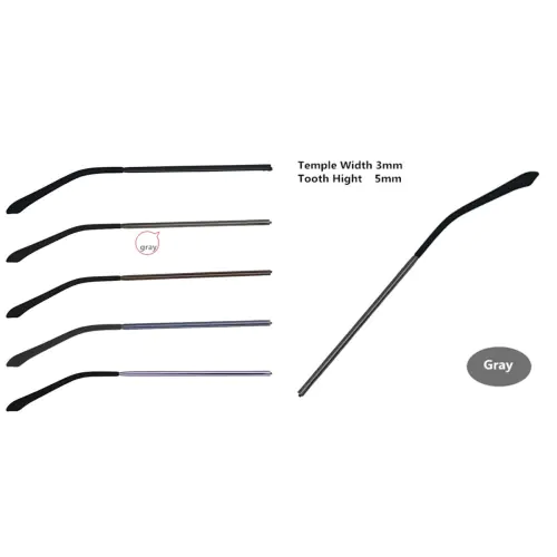 Gray Eyeglasses Temple 3.0 mm