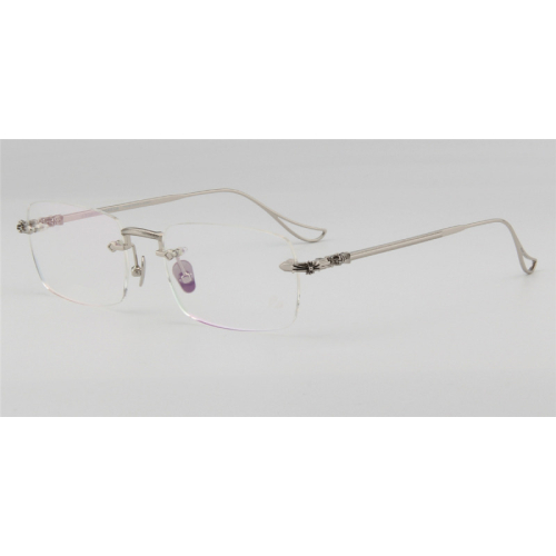 Women's rimless titanium eyeglasses on sale