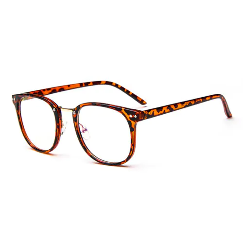 Tortoise Wayfarer Round glasses for Oval Face