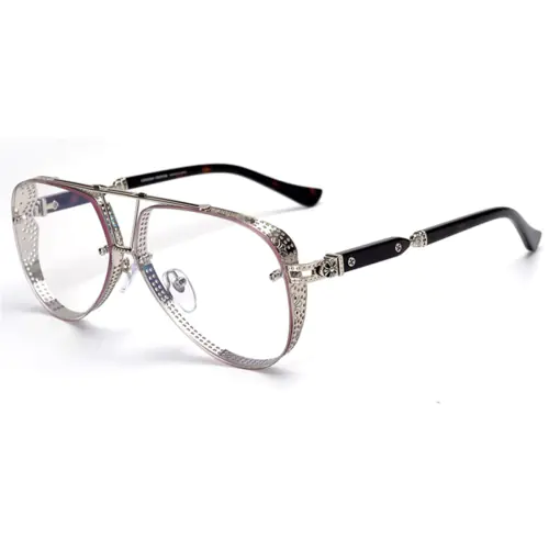 Wide Frame Pure Titanium Aviator Glasses | You Deserve to Have-Silver
