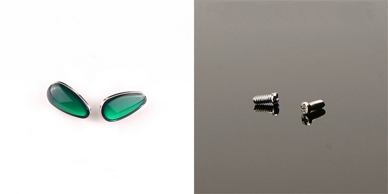Blue Gem Screw in Nose Pads