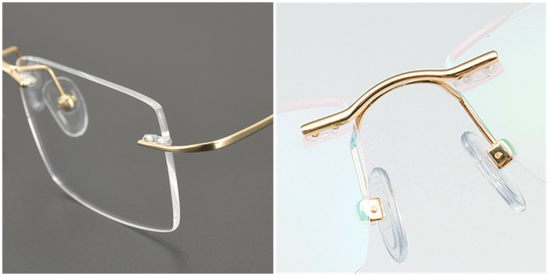 Custom rimless eyeglasses store