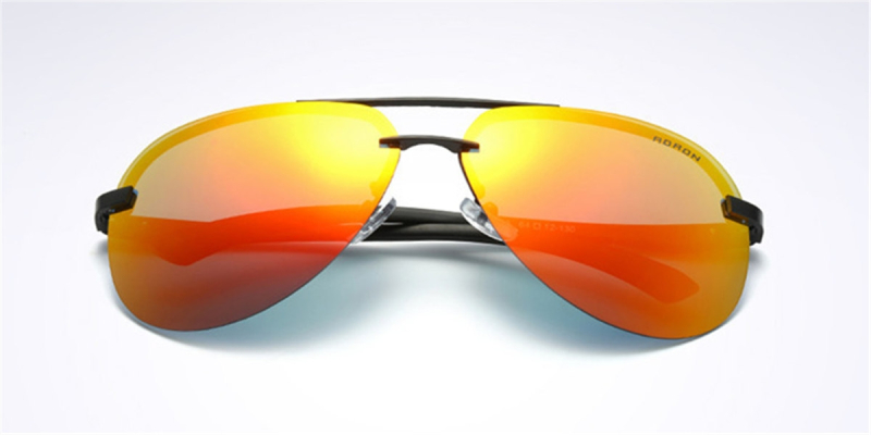 Black Rimless Glasses-front