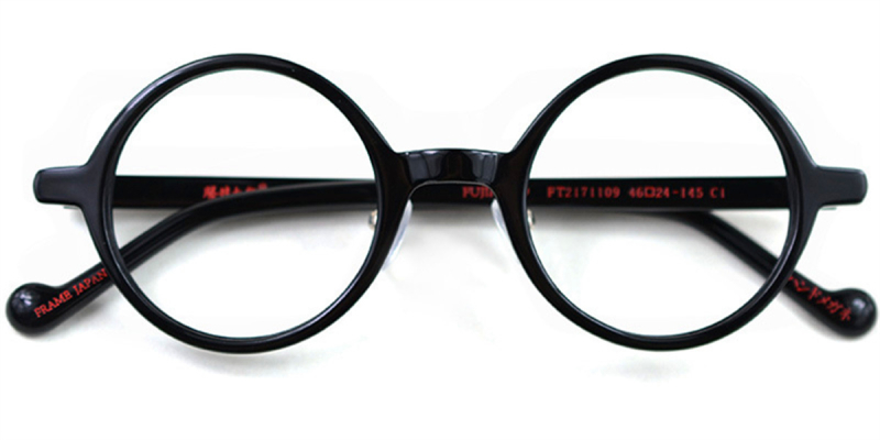 Acetate Vintage Small Round glasses for men-c