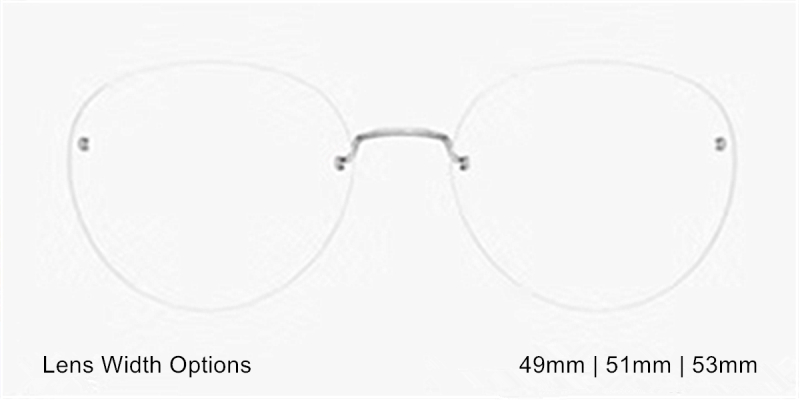 18 K Custom Made Rimless Real Gold Eyeglasses, Make a Luxury Statement-2381-Small