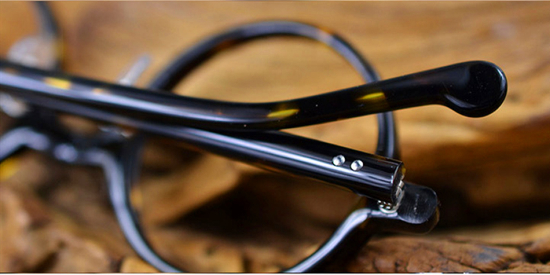 Acetate Vintage Small Round glasses for men Tortoise-d