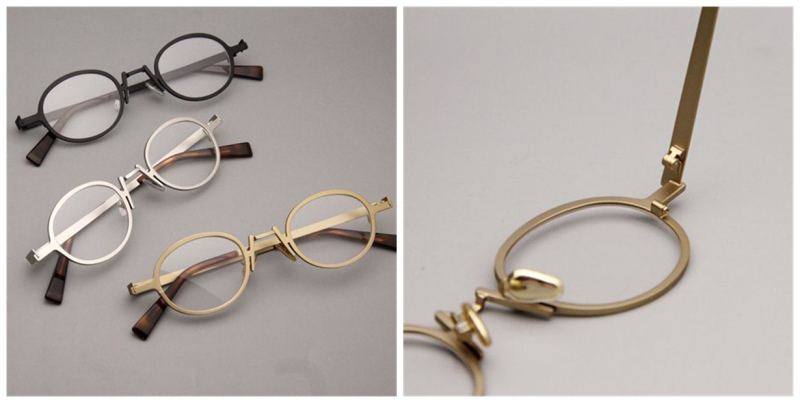 Small Oval Alloy High Prescription Glasses Frames |Hide Your Strong Power