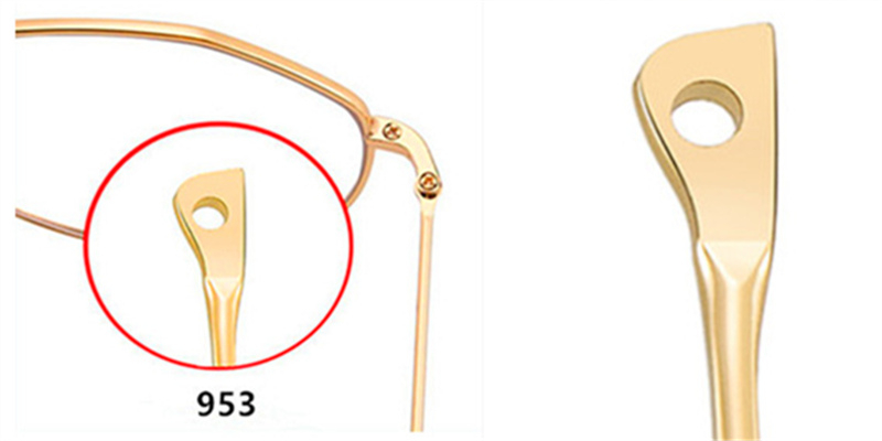 Glasses arm replacement, Metal Wire Temple 1.5 mm width( a pair)