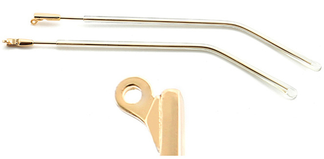Glasses arm replacement, Metal Temple 3 mm width( a pair)