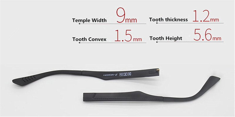 Replacement temples for glasses shop