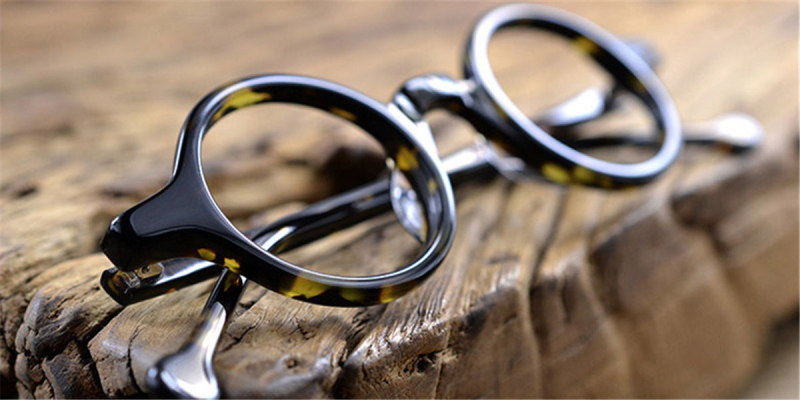 Acetate Vintage Small Round glasses for men 38mm