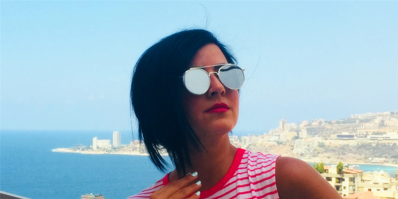 Hipster glasses with Silver Aviator Frame-p