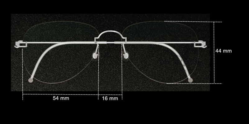 Custom Eyeglasses Frames, Express your personal style-Aviator shape Lens 54-58mm-Small