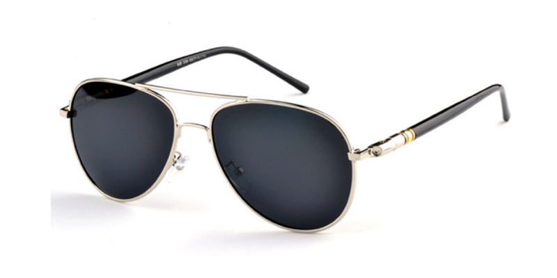 aviator eyeglasses silver diagonal