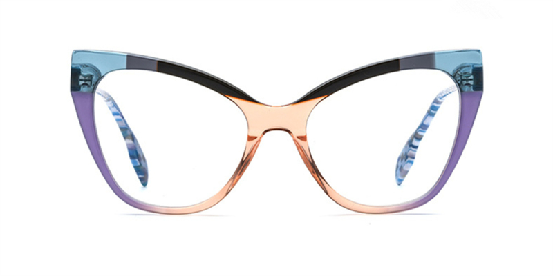 Best Colorful Clear Zebra Cat Eye Glasses