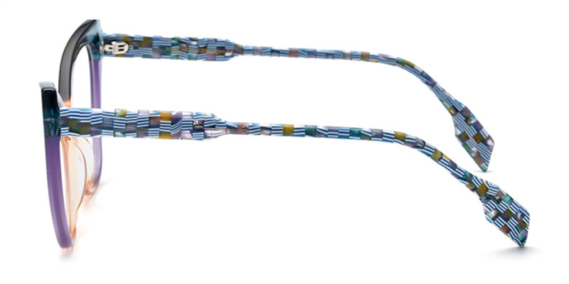 Best Colorful Clear Zebra Cat Eye Glasses