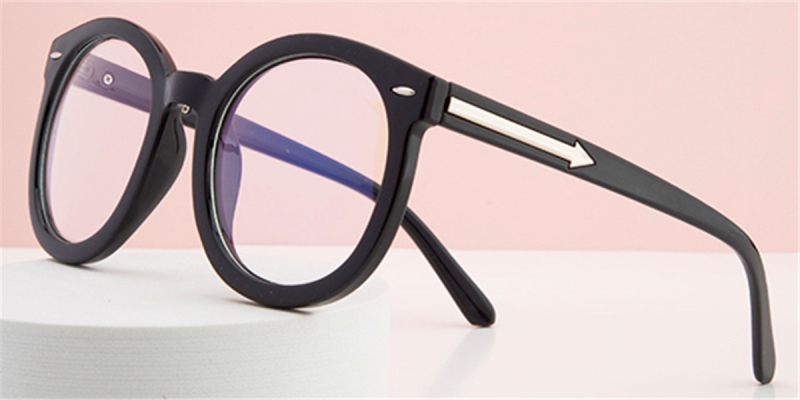 Black Oversized Round Prescription Glasses, A Fashion Statement 