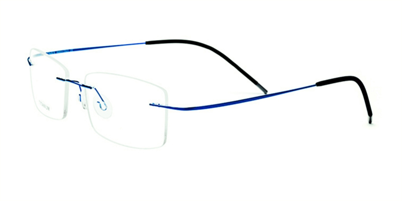 titanium rimless eyeglasses-l
