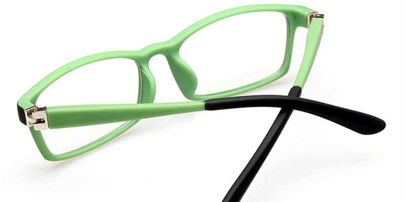 Spring Hinge Glasses Black Green Frame