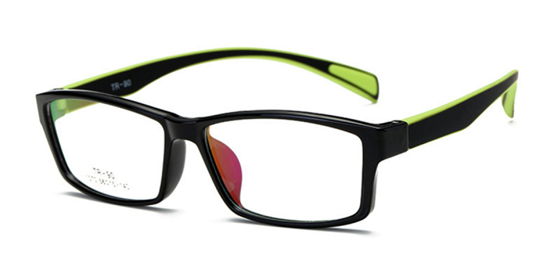 no line bifocals reading glasses, Black & Green