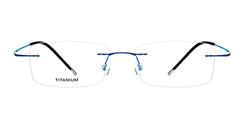 titanium rimless eyeglasses