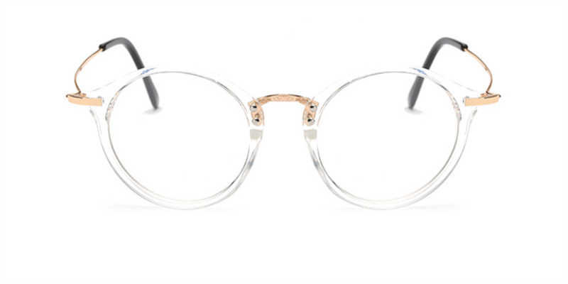 Browline Round Glasses for Oblong Face FramesFashion Eyewear Framesfashion