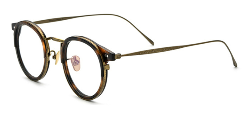 Browline Round Glasses for Oblong Face FramesFashion Eyewear Framesfashion