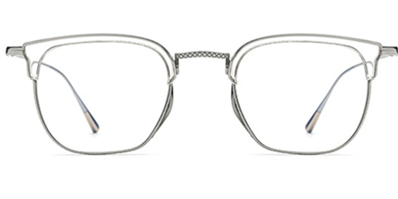 Prescription Browline Titanium Glasses Present Your Elegant and Chic