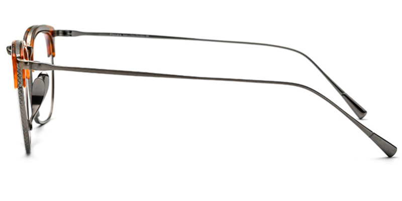 Prescription Browline Titanium Glasses Present Your Elegant and Chic