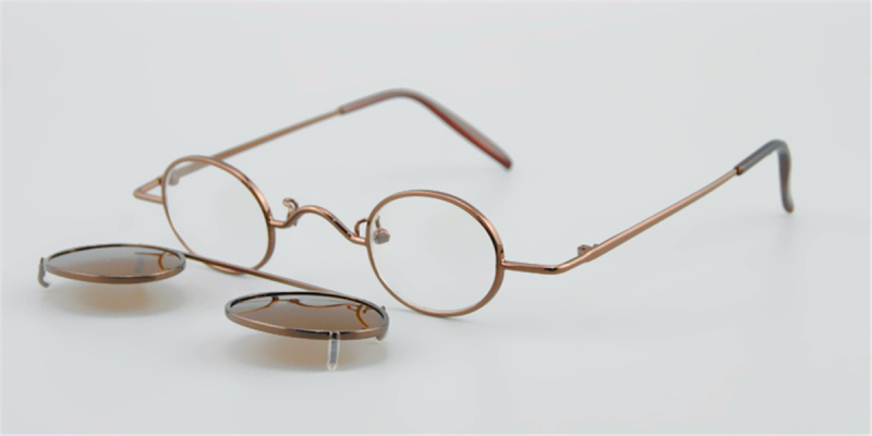 Hipster Small Sunglassess, Brown Frame-d