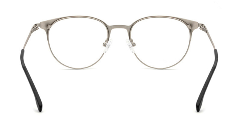 Metal Browline Glasses Designed for a Narrow Forehead 