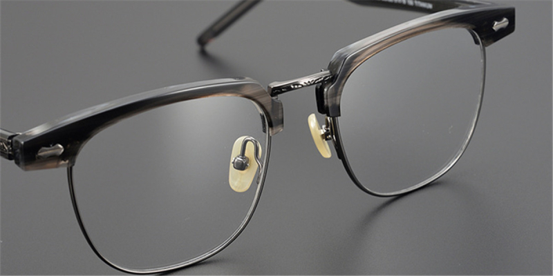 Vantage Clubmaster Browline Titanium Glasses Present Your Elegant and Chic