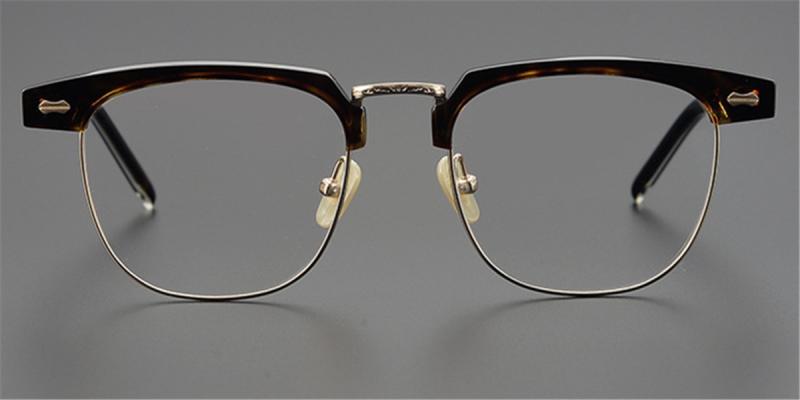 Vantage Clubmaster Browline Titanium Glasses Present Your Elegant and Chic