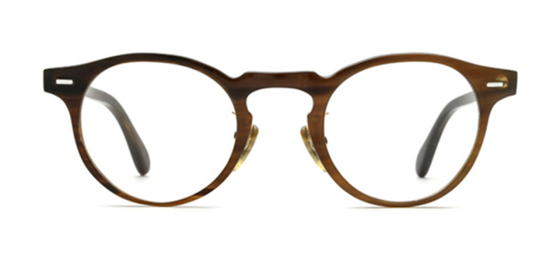 Genuine horn rimmed glasses sales