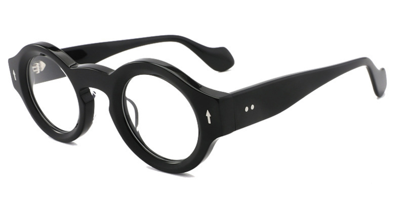 Thick Rim Round High Prescription Glasses Frames